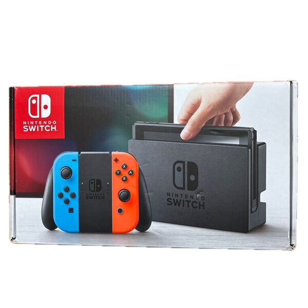 Nintendo Switch 本体 Joy-Con ネオンブルー/ネオンレッド 中古品