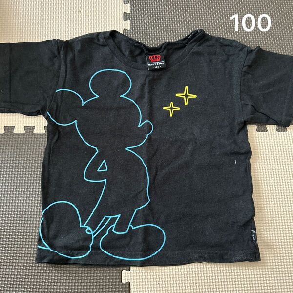 ベビードール 100サイズ ミッキー 半袖Tシャツ