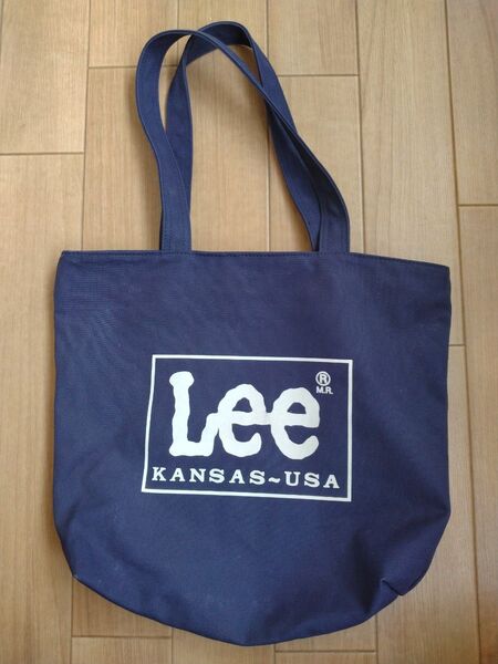 Lee トートバッグ ネイビー 通学
