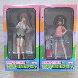 涼宮ハルヒの憂鬱 エクストラフィギュア 笹の葉ラプソディ 全2種 涼宮ハルヒ 朝比奈みくるセット