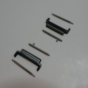 バンド アダプター 黒 ブラック 金属 ラグ幅 18 ⇒ 20mm NATO ストラップ チプカシ カスタム エンドピース