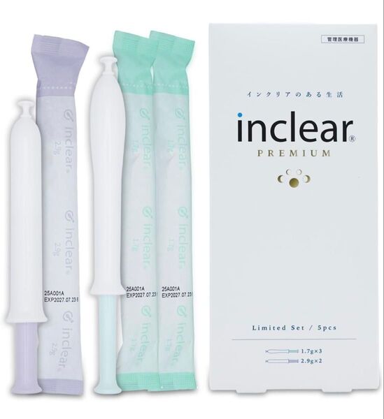 【大人気】インクリア プレミアム 膣洗浄器 管理医療機器 5本セット ハナミスイ
