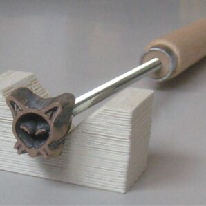 キツネ 直火式焼き印です