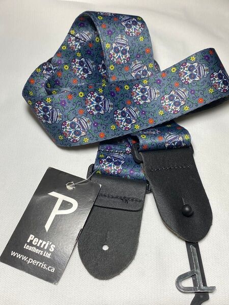 Perri's ペリーズ スカル ドクロ ギター ベース ストラップ (未使用)