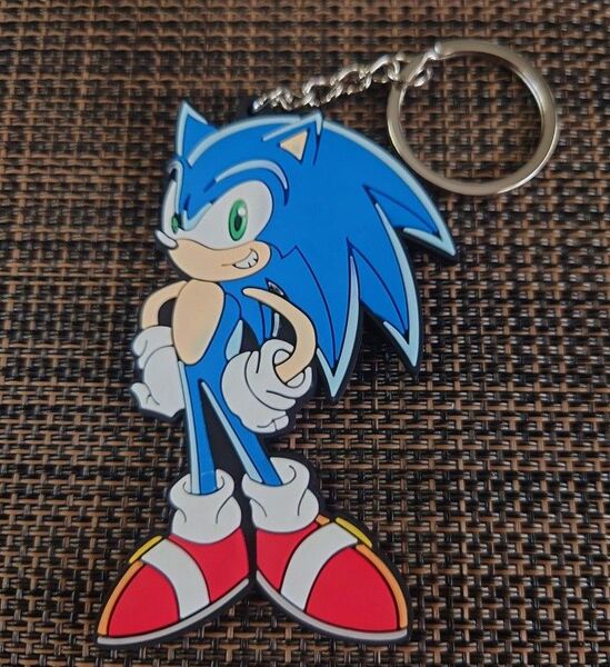 【新品未使用】ソニック・ザ・ヘッジホッグ/ソニック②ラバーキーホルダー