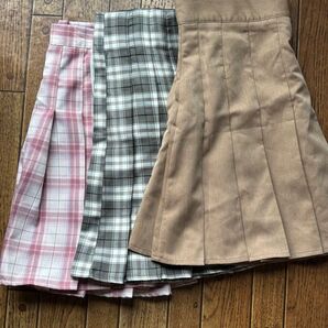 SHEIN プリーツミニスカート
