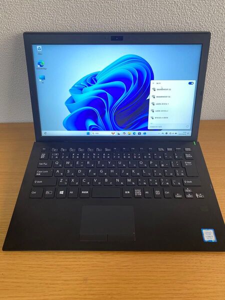 Sonyノートパソコン/i5-8250U/SSD256GB/メモリ8GB/無線/カメラ Windows11
