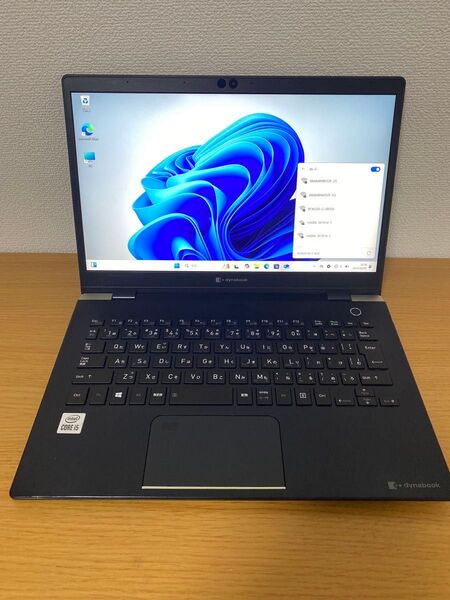 東芝ノートパソコン/i5-10210U/Samsung NVMe SSD128GB/メモリ8GB/無線/カメラ G83