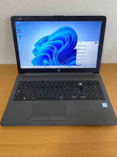 HPノートパソコン/ i5-8265U/SSD128GB/メモリ8GB/無線/カメラ