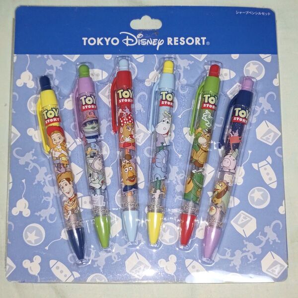 ディズニー★リゾート★ランド★シー★トイ・ストーリー★シャープペンシルセット 6本セット レア 新品