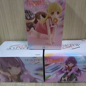 【新品・未開封品】物語シリーズ Desktop Cute フィギュア 3体セット