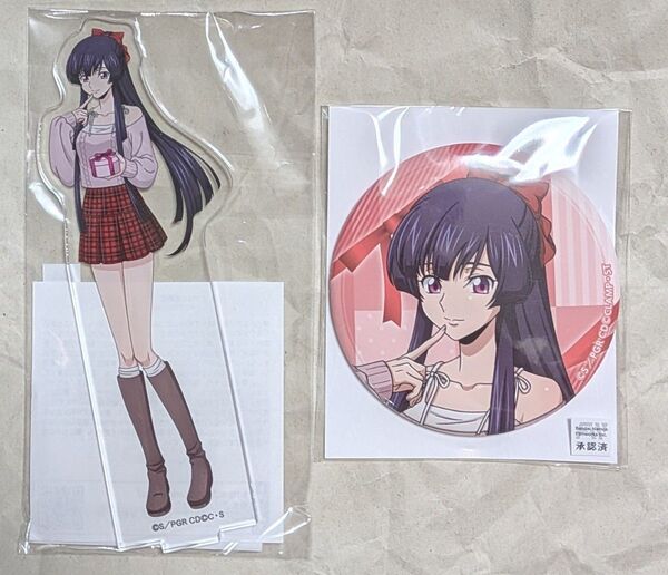 コードギアス 奪還のロゼ くじメイト アニメイト サクラ アクリルスタンド 缶バッジ 新品未開封