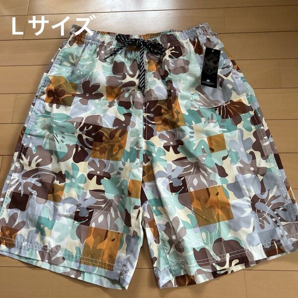 メンズ ショートパンツ 海パン マルチカラー Lサイズ