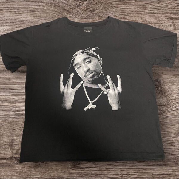 2PAC Tシャツ Lサイズ ブラック