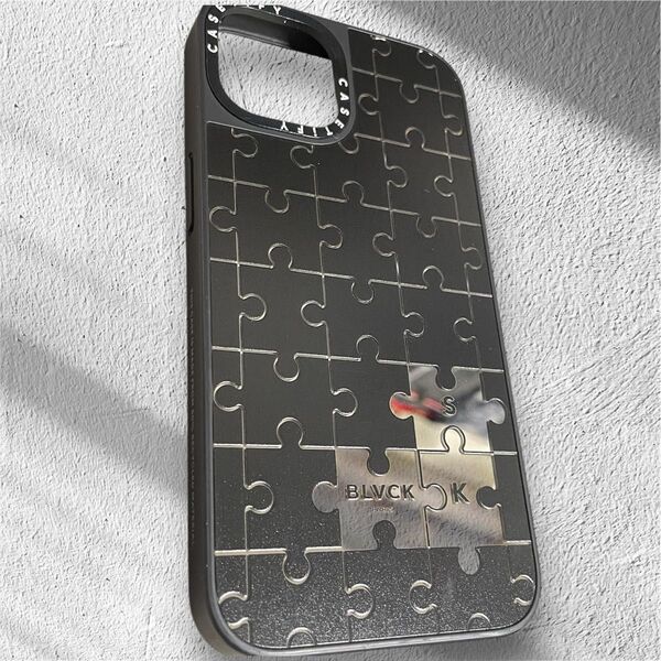 CASETiFY ケースティファイ パズル柄 BLACK PARIS iPhone 14 MagSafe対応