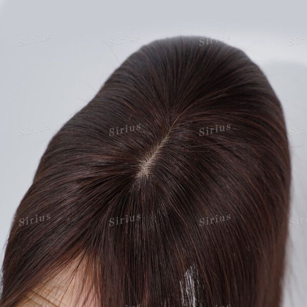 人毛100% 部分ウィッグ ヘアピース 超軽量 蒸れにくい 装着簡単 白髪隠し
