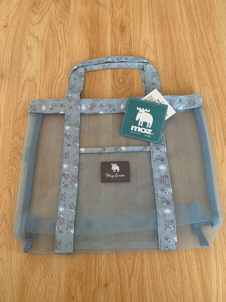 moz プールバック メッシュ ポケット付き ブルー