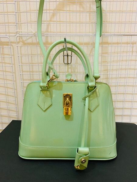 【まあまあ美品】 Samantha Thavasa サマンサタバサ 2way ハンドバッグ ショルダーバッグ トートバッグ レザー
