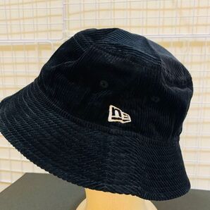 【タグ付き未使用】NEW ERAニューエラ バケットハット ハット 帽子 CAP ブラック Sサイズ