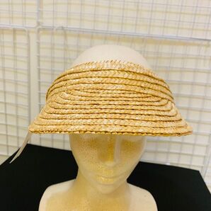 【タグ付き未使用】H&M サンバイザー ゴルフ キャップ バイザー ゴルフウェア ブラウン
