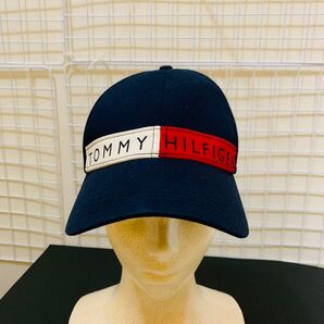 【未使用美品】トミーヒルフィガー キャップ 帽子 cap ハット ゴルフキャップ ネイビー 男女兼用