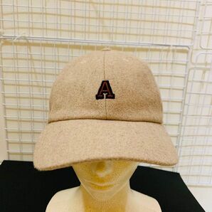 【未使用美品】ニコアンド キャップ ハット ランニングキャップ 帽子 ゴルフキャップ ベージュ 男女兼用