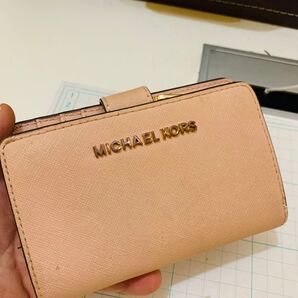 MICHAEL KORS マイケルコース ウォレット 財布 レザー ピンク