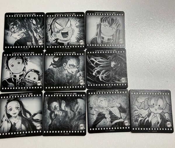 鬼滅の刃 ダイニング コースター 蜜璃 炭治郎 玄弥 鋼鐡塚蛍 刀鍛冶の里 無一郎 コンプリート 鬼滅の刃シアター 刀鍛冶