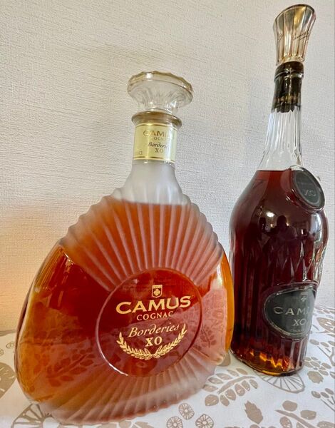 カミュ CAMUS XO 【2本セット】 ボルドリー &ロングネック オールドボトル コニャック 古酒