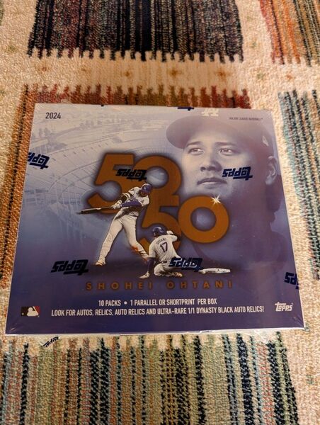Topps 2024 大谷翔平 50/50 1Box MLB シュリンク付き