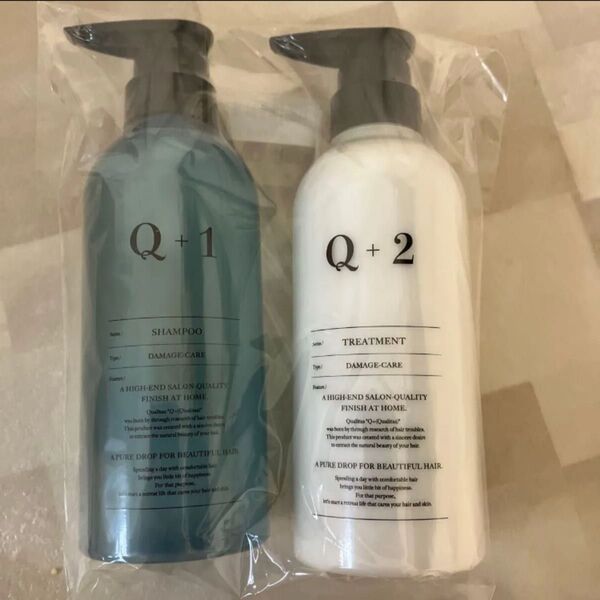 クオリタス ダメージケア シャンプー トリートメント ボトルセット Q+1 Q+2 各400ml