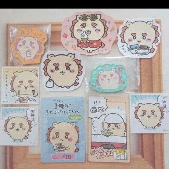 ちいかわ シーサー キャラマグネッツ ダイカットステッカー コレクションカード スナップマイドーム あつめてシール