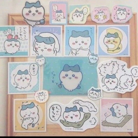 ちいかわ ハチワレ クリアコレクションカード ダイカットステッカー あつめてシール クリアシール カットシール