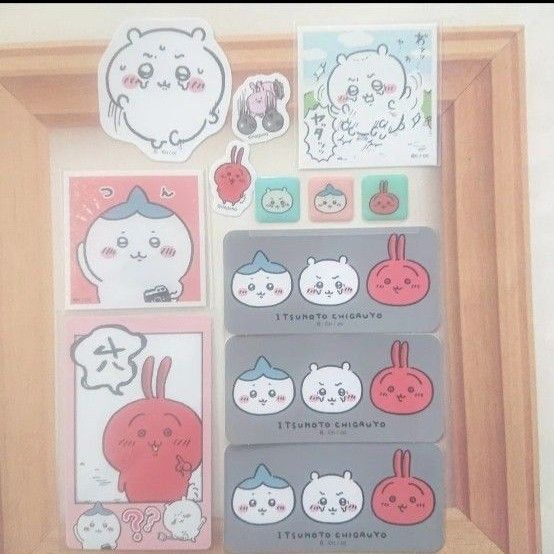 ちいかわ ハチワレ うさぎ スナップマイド ダイカットステッカー ピースシール クリアシール あつめてシール
