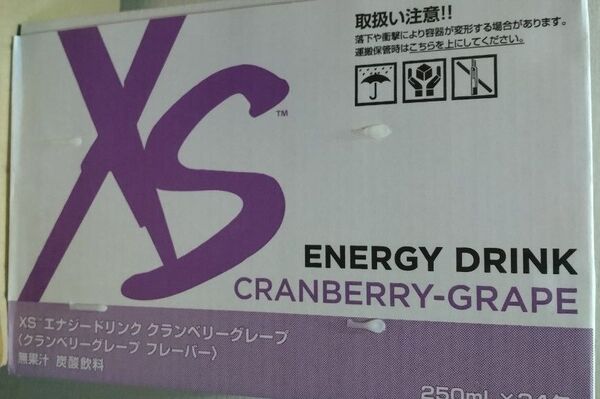 XS エナジードリンク クランベリーグレープ 24本 まとめ売り