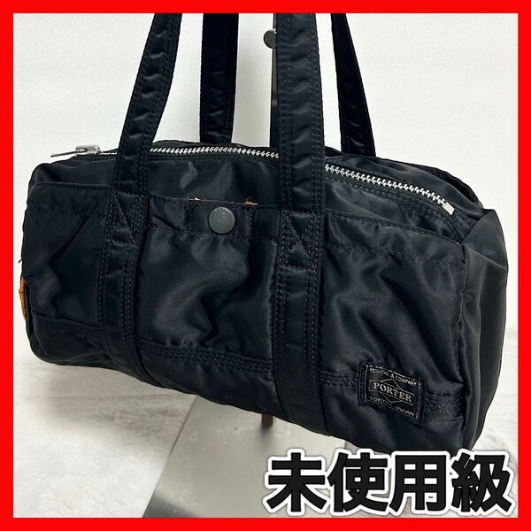 未使用品級人気 ポーター タンカー ミニボストンバッグ ドラム Sサイズ ブラック PORTER ポーター タンカー 吉田カバン