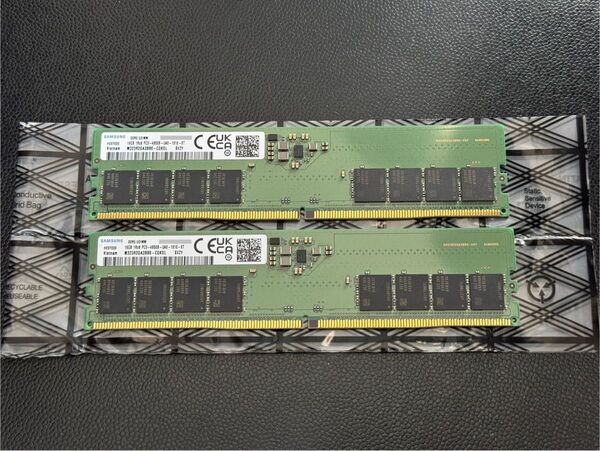 SAMSUNG DDR5-4800 PC5-38400 32GB(16GB x2) M323R2GA3BB0-CQKOL