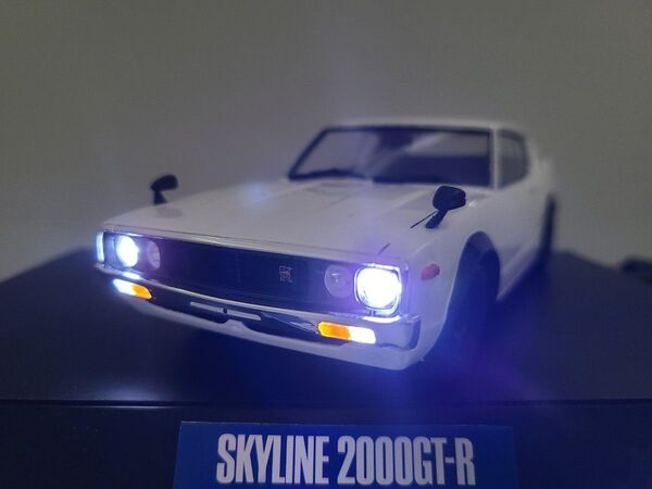 SKYLINE2000GT-R ケンメリ1/24 LEDモデル完成品