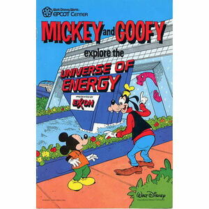 ディズニー　ミッキー＆グーフィー　コミック誌　『MICKEY and GOOFY explore the UNIVERSE OF ENERGY』　ディズニーワールド　USA