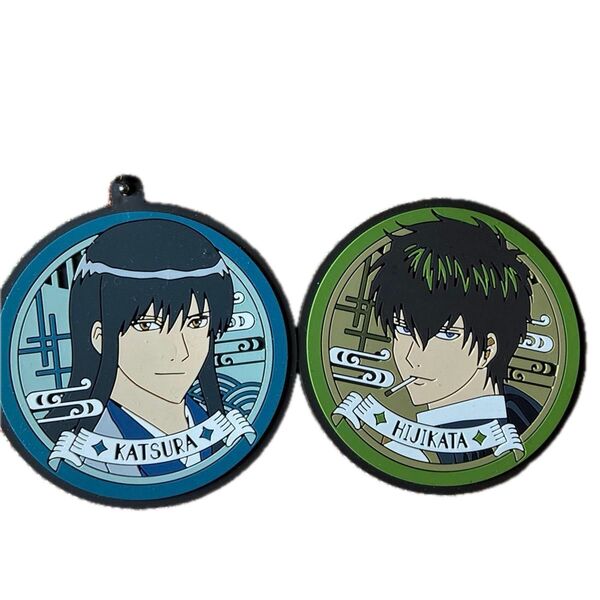 新品未使用 パッケージ無し 銀魂 土方十四郎&桂小太郎 アクリルキーホルダー 2個セット