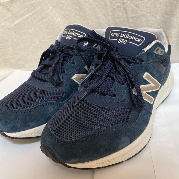 ニューバランス スニーカー 880 レディース 24.5cm ネイビー 中古 New Balance