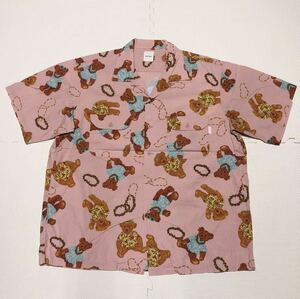 Karl Helmut Karl hell m teddy bear gala shirt short sleeves shirt M pink 