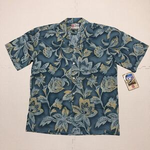 Hilo Hattie ヒロハッティー ハワイ製 アロハシャツ ガラシャツ 半袖シャツ M 新品!!