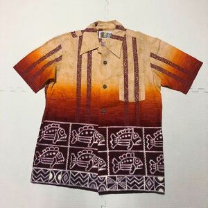 ROYAL HAWAIIAN ロイヤルハワイアン 70's アロハシャツ ガラシャツ 半袖シャツ 