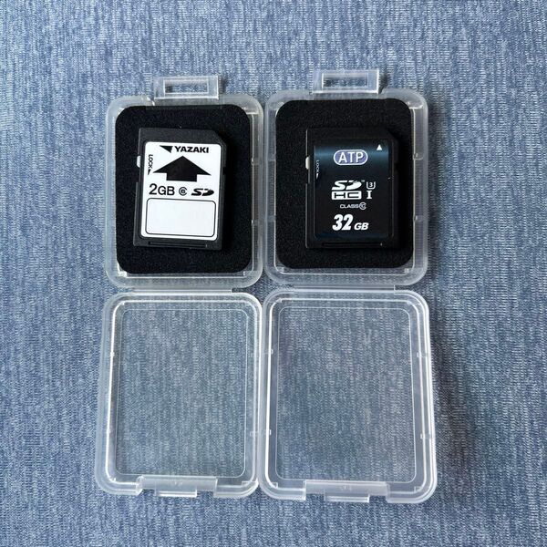 YAZAKI 2GB & ATP 32GB SDカードセット