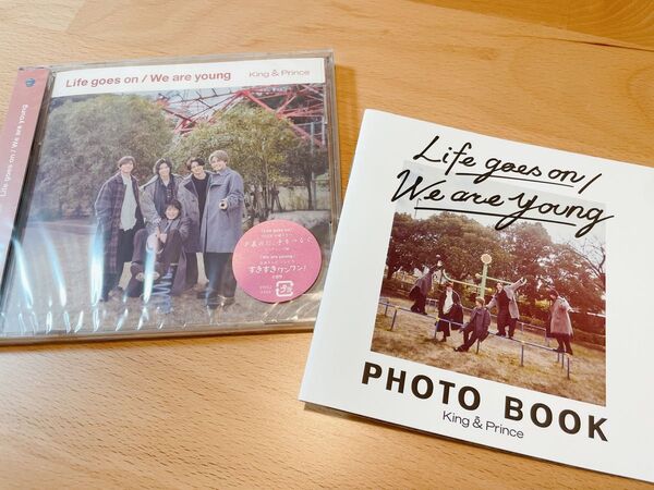 King & Prince Life goes on We are young 初回限定盤 CD+DVD キンプリ ティアラ盤