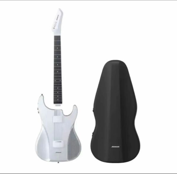 AeroBand ギター弦なし、アコースティックエレキトラベルギター、ポータブルサイレントギター