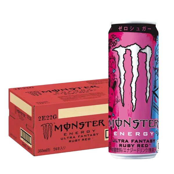 MONSTER ULTRA FANTASY RUBY RED モンスターエナジーウルトラファンタジールビーレッド48本