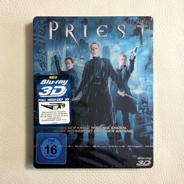 新品未開封輸入版「プリースト('11米)3D Blu-rayスチールブック仕様」ポール・ベタニー / カール・アーバン