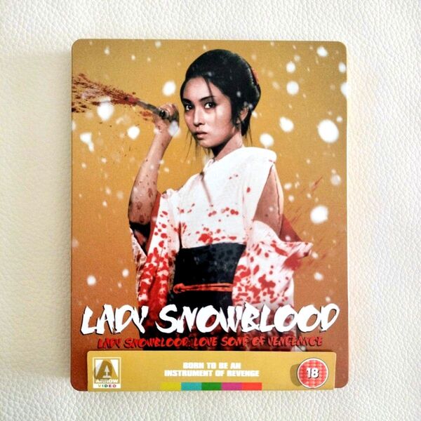 輸入版 修羅雪姫(73年,東京映画) Blu-ray スチールブック仕様●特典…カラーブックレット18ページ、ハガキ1 枚梶芽衣子